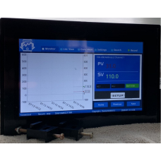 Human Machine Interface HMI 7" Touch Screen  for connecting to 64 channels or Temperature controllers (Monitor, record, control) with port RS485 or PLC