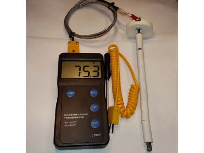 Digital Pyrometer Thermometer with Ceramic Thermocouple 1300°C for Kiln Oven Annealing Pottery Ceramic Glass