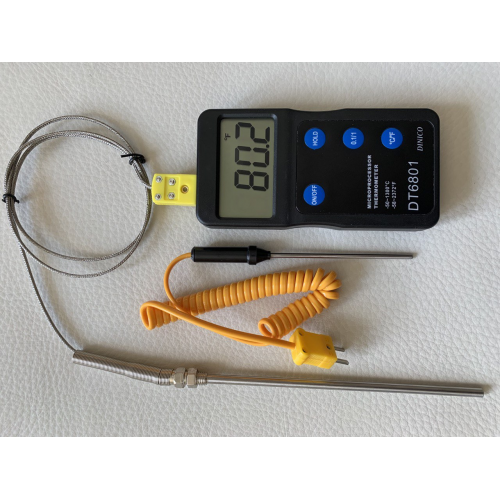 Digital K-Type Thermocouple Thermometer & 6 Stainles Steel Sensor