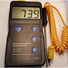 Scientific Decimal Digital Thermometer K Thermocouple Celsius Fahrenheit with big LCD 