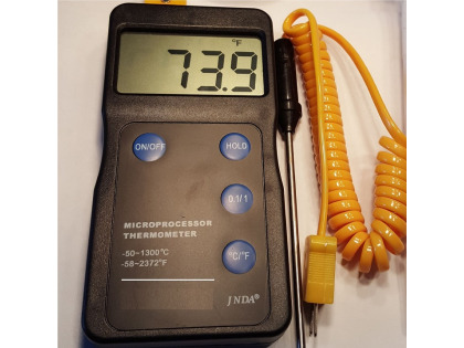 Scientific Decimal Digital Thermometer K Thermocouple Celsius Fahrenheit with big LCD 