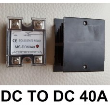 DC to DC Solid State Relay SSR 40A 5-60VDC Control V 3-32V DC for PID Temperature Controller