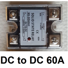 DC to DC Solid State Relay SSR 60A 5-60VDC Control V 3-32V DC for PID Temperature Controller