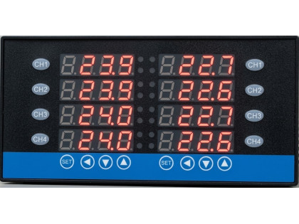 8 Zone Channel PID Temperature Controller USB RS485 Data Logger Recorder with 8 thermocouples