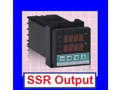 Dual Digital PID Temperature Controller  SSR Output Control for Oven Kiln 