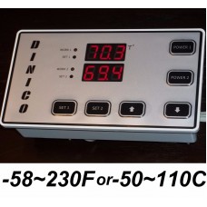 2 Single Zone Temperature Controller Hot Runner Control 2 Output 15A for Water Heater Solar System Panel with 2 Sensor