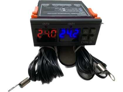 Differential Temperature Controller Thermostat 2 Sensors fr Solar Heater,cooler system,Water Heater,Pump Pool,Greenhouse