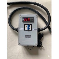 Waterproof Temperature Control Box 30Amp/240VAC Control Heat or  Cool Devices 2 Hot line fr Spa, Sauna, Hot Tub