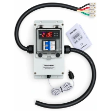 Waterproof Temperature Control Box 30Amp/240VAC Control Heat or Cool Devices 2 Hot line fr Spa, Sauna, Hot Tub Waterproof Temperature Control Box 30Amp/240VAC Control Heat or Cool Devices 2 Hot line fr Spa, Sauna, Hot Tub