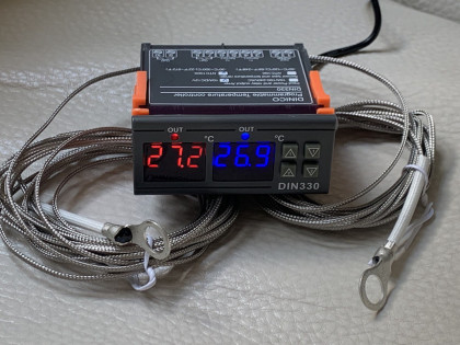 Engine Guard Watchdog Overheating Gauge Temperature alarm Control 2 Probe fr Engine,Radiator,Coolant,Transmission