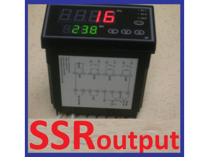 Ramp & Soak PID Temperature Controller 60 Segment Time & Temperature SSR output 1/8 Din fr Paragon Pottery Annealing
