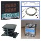 Complete  Package (PID Temperature Controller Thermocouple 1 meter Probe SSR Relay 40A Heatsink) 