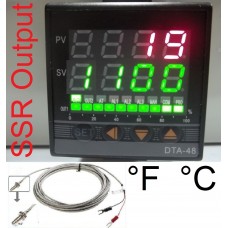 Professional PID Temperature Controller Oven Kiln °F°C Fahrenheit Display SSR Output
