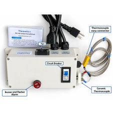 Plug & Play PID Temperature Controller Box 20A for Kiln Furnace Pottery Glass Annealing Glaze Paragon Electric Oven Plug & Play PID Temperature Controller Box 20A for Kiln Furnace Pottery Glass Annealing Glaze Paragon Electric Oven