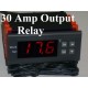 Temperature Controller Power Thermostat with High Relay Contact Capacity of 30 Amps and sensor for Attic Fan Ventilation