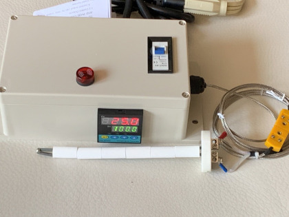 Plug & Play PID Temperature Controller Box, Circuit Breaker for Kiln Furnace Pottery Glass Annealing Glaze Paragon Oven