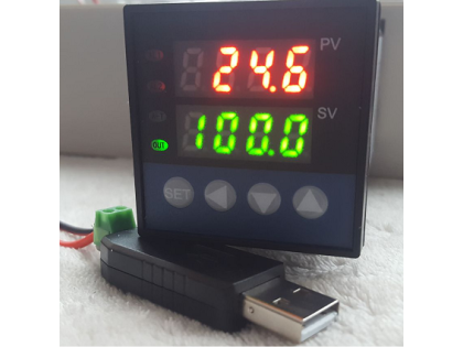 USB PID Time & Temperature Programmable Controller (Ramp & Soak)  Recorder Data logger SSR output 60 Segments