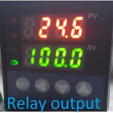 PID Programmable Temperature Controller Ramp Soak Kiln 60 Setpoints Relay Output 1/16 Din °F °C