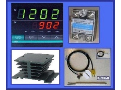 Kit PID Programmable Temperature Controller 60 segment Ramp & Soak Timer for Pottery Ceramic Annealing Glass Kiln