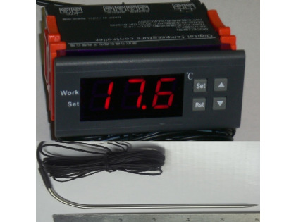 Temperature Controller Timer 572°F Buzzer Alarm 30Amp,Meat Sensor BBQ GRILL SMOKER OVEN STOVE BAKING CHARCOAL CAJUN