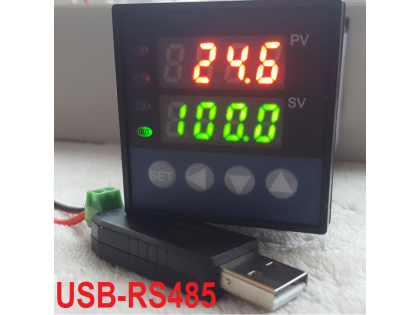 PID Temperature Controller Recorder Data Logger SSR Output °C °F + USB RS485 to PC