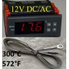 Cylinder Head Temperature Gauge CHT sensor 10mm buzzer engine Alarm Watchdog 572°F 12VDC