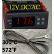 Cylinder Head Temperature Gauge CHT sensor 10mm buzzer engine Alarm Watchdog 300°C or 572°F 12VDC