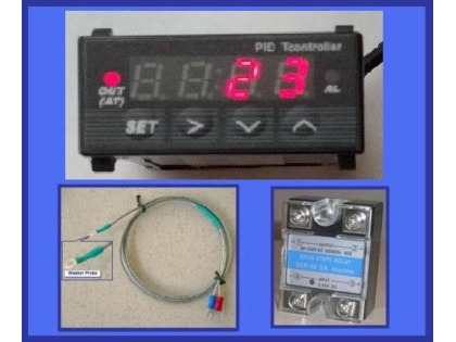 PID Kit for making Espresso Coffee Brewing Machine (Mini 1/32 Temperature controller, SSR, J thermocouple)