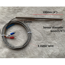 Temperature sensor probe J Type fr Pizza Oven Cuppone Tornati Forni Group Eliwell Alpeninox Dixell Electrolux Emmepi Evco