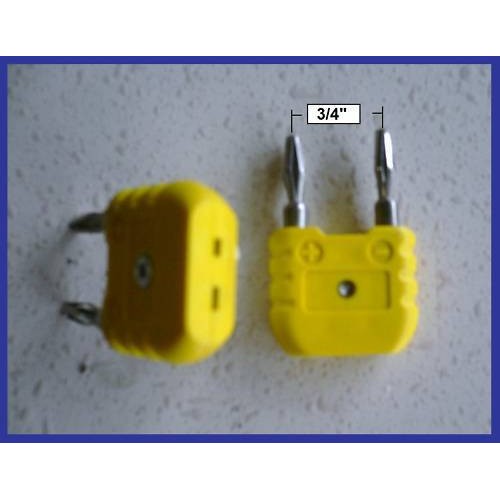 K-Type Thermocouple Adaptor Mini K Type to Round Banana Plug Thermometer fh 