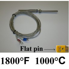 Type K Thermocouple Sensor High Temperature Controller Control Probe 1800 °F 
