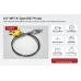 1/4 NPT K-Type EGT exhaust gas temperature thermocouple probe with stainless braided cable
