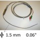 K Thermocouple with very Fine, Fast Response, Pin Point,Tapered and Flexible Probe Sensor (1.5mm Tip Diameter) - for BGA Chip, LCD test, Jovy Soldering, Solder Iron Station
