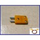 Male Flat Pin Miniature Mini Socket Connector K Thermocouple Fit Fluke Temperature Probe for wire Extension