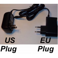  Adapter Input 100-240 VAC , Output 12V DC 1000mA USA or EU Plug