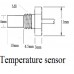 NTC (Negative Temperature Coefficient) Sensor 10K Ohm Thermistor for Air or Water Screw Type Probe 