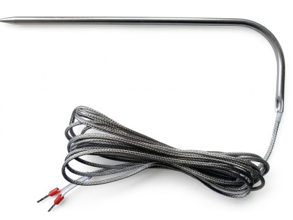 BBQ Smoker Oven Stainless Steel braided L shape Pin Point Sensor NTC 100K Probe 