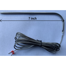 BBQ Smoker Oven Stainless Steel braided L shape Pin Point Sensor NTC 100K Probe 