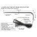 BBQ Smoker Oven Stainless Steel braided L shape Pin Point Sensor NTC 100K Probe 