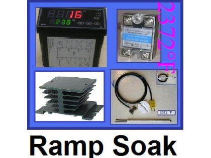 Complete Kiln Package PID Programmable Control (60 segment Ramp & Soak)  Timely Cycles Controller