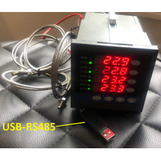 4 Zone Channel PID Temperature Controller SSR Output USB RS485 Data Logger Recorder with 4 thermocouple