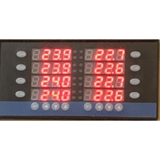 8 Zone Channel PID Temperature Controller SSR Output USB RS485 Data Logger Recorder with 8 thermocouples