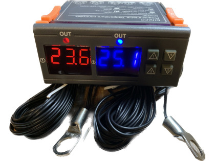 Engine Guard Watchdog Overheating Gauge Temperature alarm Control 2 Sensors fr Engine,Radiator,Coolant,Transmission Car