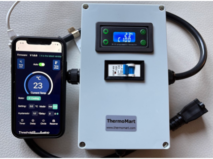 WiFi Programmable High Temperature Controller 15/20A Multi-Stage (Time/Setpoint) for Kiln Furnace Oven