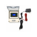 DIN500-N waterproof WiFi pool heater controller with front display, temperature sensor, and dry-contact control wires