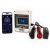 DIN500-N waterproof WiFi pool heater controller with front display, temperature sensor, and dry-contact control wires