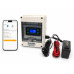 DIN500-N waterproof WiFi pool heater controller with front display, temperature sensor, and dry-contact control wires
