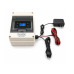 DIN500-N waterproof WiFi pool heater controller with front display, temperature sensor, and dry-contact control wires