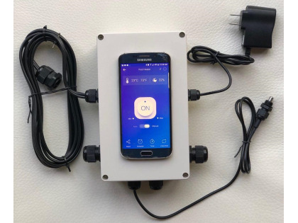 Wi-Fi Smart Pool Pump Timer and Pool Heater control Spa Hot Tub support smartphone IOS iPhone app Alexa