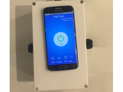 Smart Wi-Fi Waterproof Box 40A switch, 120/240VAC fr Air Compressor,Pool Pump,Electric Water Heater,Sauna,Ice Machine